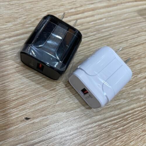 100pcs US plug Quick Charge USB Charger 18W QC 3.0 Fast Travel Wall Mobile Phone Charger