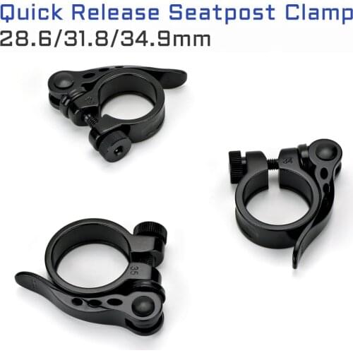 Bicycle Seatpost Clamp Aluminum Ultralight Quick Release Road Bike Seat Post MTB Mountain Bike Seat Post 28.6mm 31.8mm 34.9mm