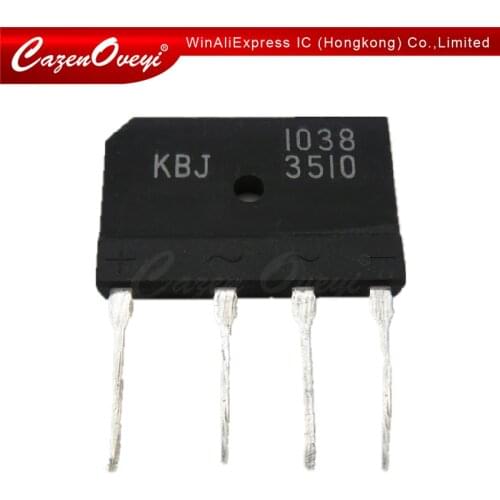 10pcs/lot GBJ3510 KBJ3510 ZIP-4 35A1000V In Stock
