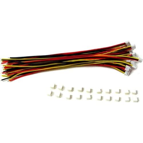 20 SETS Mini Micro ZH 1.5 3-Pin JST Connector with Wires Cables