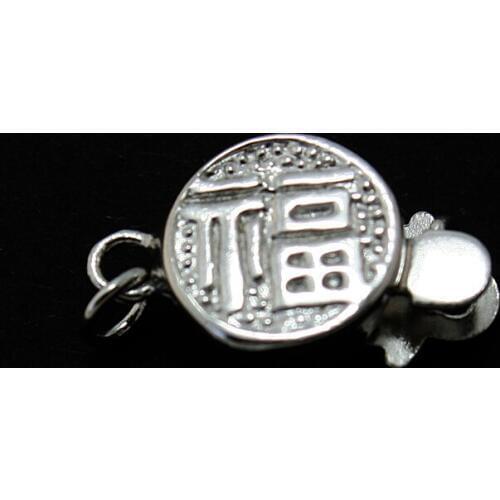 3pcs/lot 925 Sterling Silver Box Clasp Jewelry Clasp 9*15mm CN-BFS025