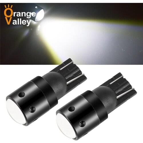 500PCS Super Bright Car LED T10 W5W 2 Turn Side License Plate Light 2825 12961 12396 158 161 168 194 Auto Interior Bulb DC12V