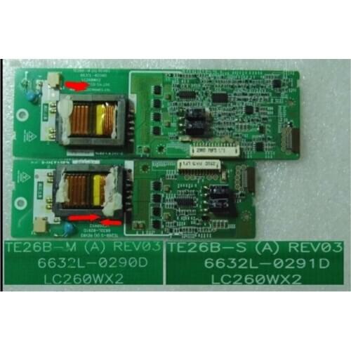 6632L-0290D 6632L-0291D connect with HIGH VOLTAGE board for26TA2800 T-CON connect board
