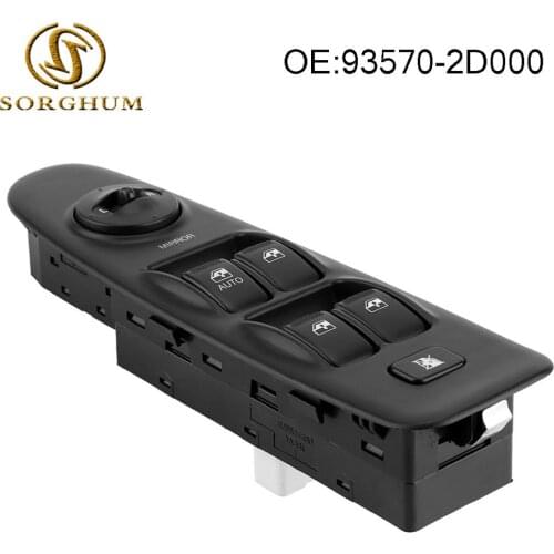 93570-2D000 New Power Window Master Control Switch for 2001-2006 Hyundai Elantra 2.0