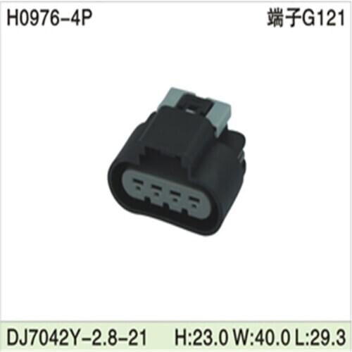 Free shipping 500pcs DJ7042Y-2.8-21 4Pin 2.8mm AMP Car Electrical Wire Connectors for VW,BMW,Audi,Toyota,NISSAN AND other