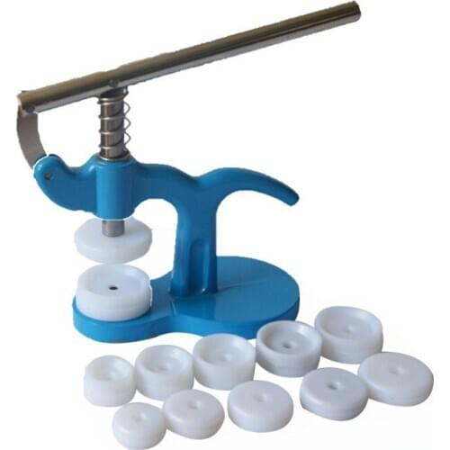 Free shipping Watch Press Crystal and Watch Case Back Press with Nylon Dies