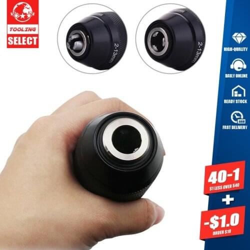 2-13MM SDS Electric Hammer Conversion Electric Drill Chuck Quick Change Replacement Keyless Drill Chuck Power Tool 1/20-20UNF