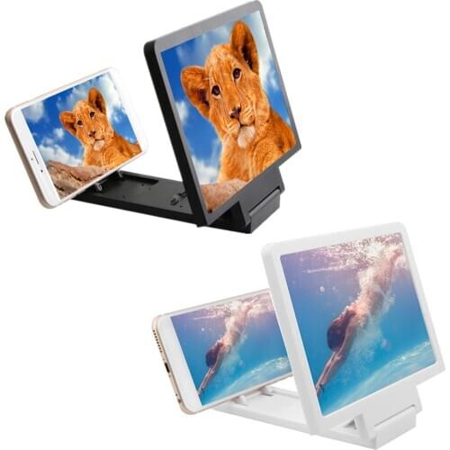 F1 Hd 3d Mobile Phone Screen Amplifier Anti-radiation Universal Video Amplifier Projector Stand Desktop Phone Stand