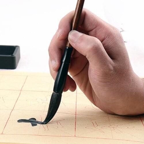 Drawing Brush Traditional Smooth to Write Soft Chinese Calligraphy Writing Brush for Beginner