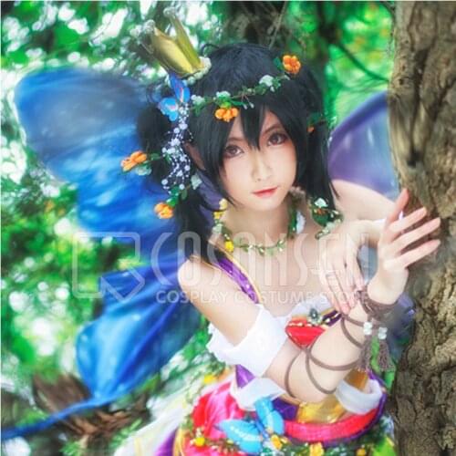 Love Live! Land of Fairies Ver Nico Yazawa After awakening Cosplay Costume COSPLAYONSEN With wings