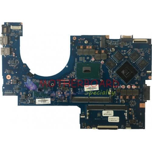 Vieruodis FOR HP 17-AB 17-W Laptop Motherboard w / i7-6700HQ 2.6GHz CPU 960M 4GB GPU 857389-001 DAG37AMB8D0