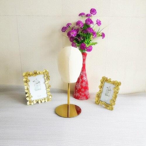 Wig Drying Mannequin Head Jewelry Toupee Display Stand Manikin W/ Metal Base