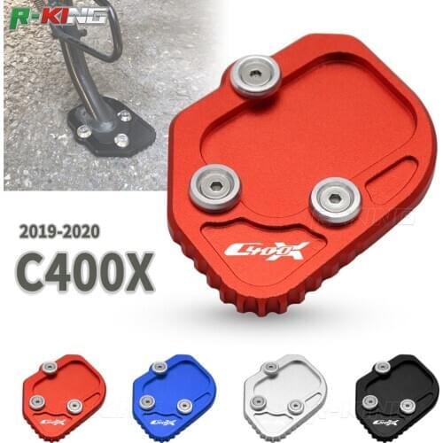 Motorcycle Kickstand For BMW C400X 2019-2020 motorcycle Accessories CNC Aluminum Side Stand Enlarge extension