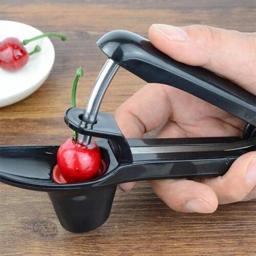 Portable Cherry Fruit Kitchen Olive Remover Remove Pit Tool Seed Gadget Stoner Core Corer Pitter Kitchen Tool home use Deseed