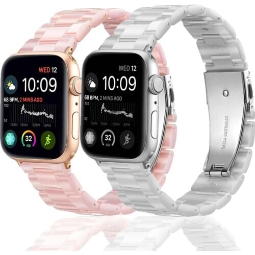 Pulseira for apple watch band Series 5 4 44mm 40mm correa for iwatch 42mm 38mm bands smart watches bracelet men women strap