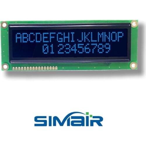16 PINS 144x44mm 5V Pannel 16*2 OLED Screen 16x2 1602 Charcter LCD Display Module