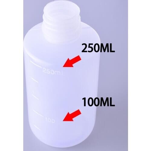 3X Squeeze Bottles Diffuser Soap Non Spray Clear 250mL 8oz