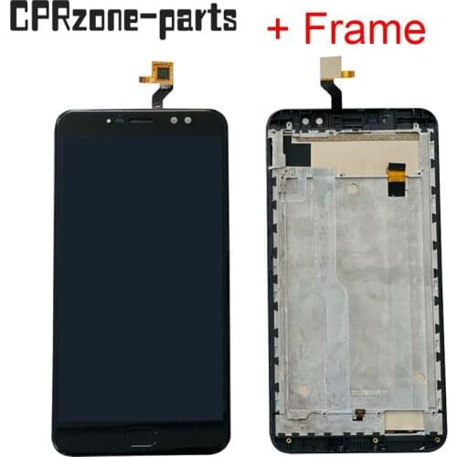 6.44" Black + Frame For UHANS Max 2 Max2 LCD Display With Touch Screen Digitizer Sensor Panel Assembly