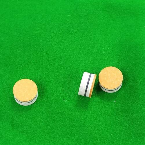 8pcs 8layers 13/14mm Billiards Pool Cue tips 3colors SS/S/M/H cue tips without logo can customize