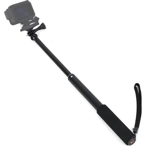 29 inch Aluminum Monopod for GoPro Hero 8 7 6 5 Sjcam Sj8 Yi 4K Eken H9 Osmo Action Camera Selfie Stick DSLR Camera Accessory