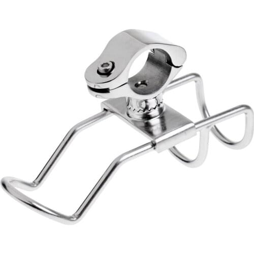 Boat Fishing Rod Holder 360 Degree Rotation Yacht Rail Mount Rest Rack