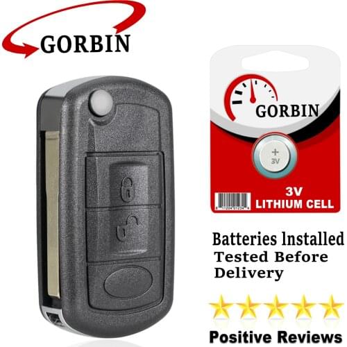 For Land Rover Car Key 315/433Mhz Flip Keys Fob for Land Rover LR3 Range Rover Sport Discovery HU101 Blade 7941 Chip