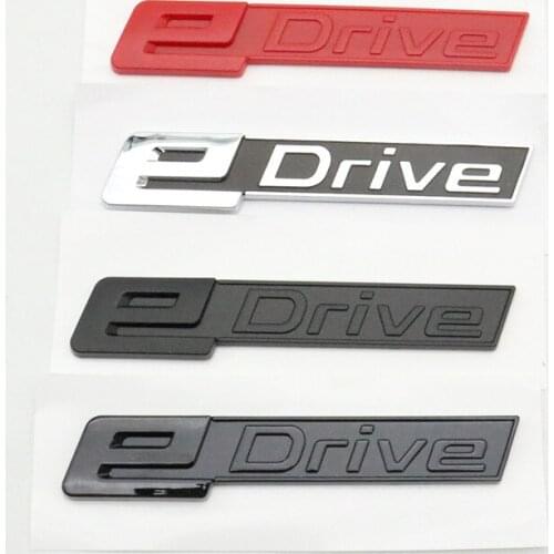 EDrive Car Trunk Capacity Sticker Rear Tail Letter Badge Emblem For BMW 7 X1 X3 X5 i8 eDrive Styling Fender