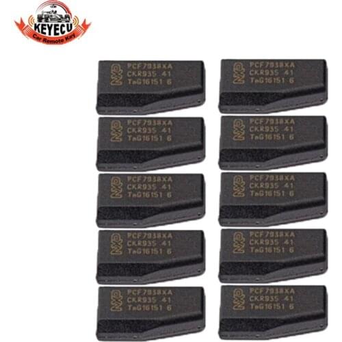 KEYECU Pack of 10 , PCF7938XA-ID47 Transponder Chip (Blank)