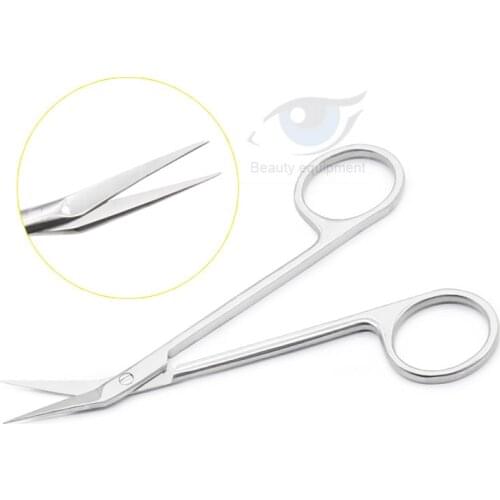 Butterfly Feather Nasal Septum Shear Gold Nose Bird Beak Type Express Scissors Double Eyelid Small Scissors Stainless Steel Fine