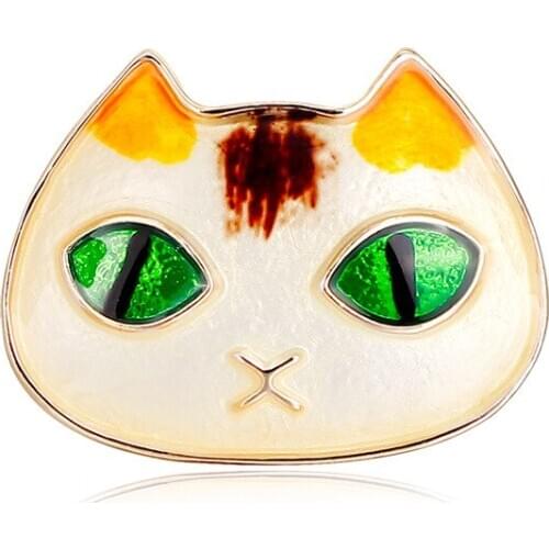 Popular fashion cartoon cat brooches Japanese cute animals corsage joker costume wholesale spot