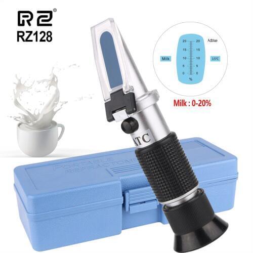 RZ Refractometer Milk Concentration Auto Handheld 0-20% Milk Refractometer Tester Portable Refractometer
