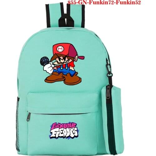 Friday Night Funkin Print Backpack Women Harajuku School Backpack Laptop Backpack for Boys Girl Pencil Bag Daily Sac Ecole Fille