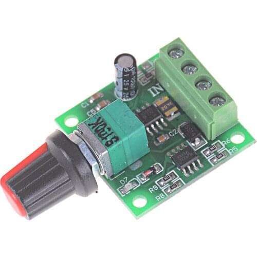 5V 12V 30W 2A DC 1.8V -15V PWM Motor Speed Controller Regulator Low Voltage Fan Speed Control Switch PWM Adjustable Drive