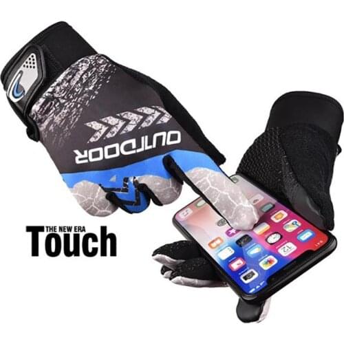 MTB Bike Gloves Full Finger Tounchscreen Cycling Gloves MTB Bikes Warm Non-slip Sunscreen Sports Mit Outdoor Motorcycle Gloves