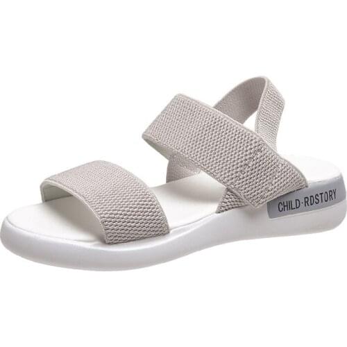 2021 Summer Fashion Women Chunky Beach Sandal Denim Comfortable Sandalias Mujer Gladiator Platform Womens Sandals Roman Shoes