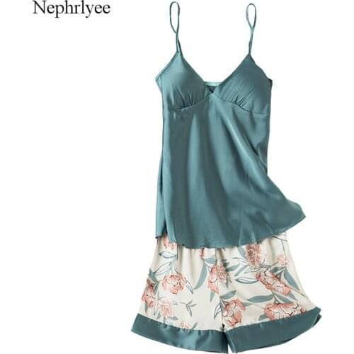 2021 New Arrival Pajama Sets Women Pajamas Korean Style Sleeveless Sexy Sleepwear Set Female Summer Night Wear Homewear SLP255