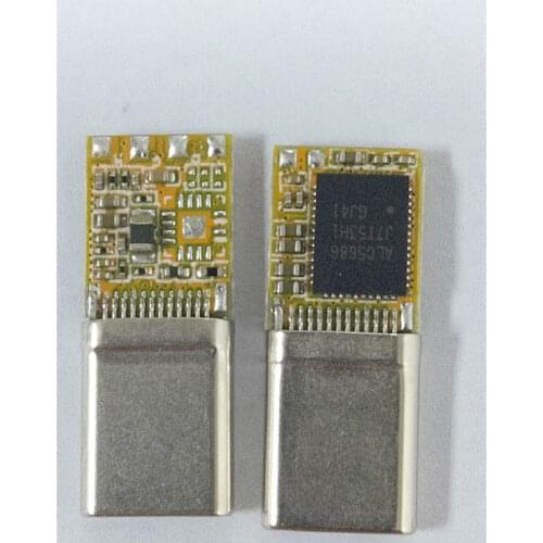 4 solder joints ALC5686 chip TYPE-C digital audio headphone plug DAC decoding lossless sound quality