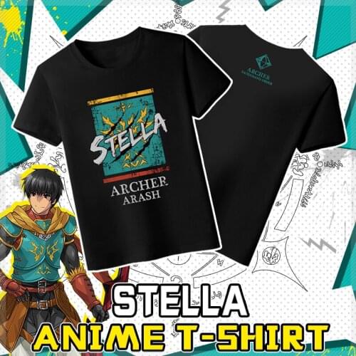 Anime JK FGO Fate Grand Order Stella Arash Cosplay Costume Shirt Collection T-Shirt Tops Tee Women Men t shirt tshirt