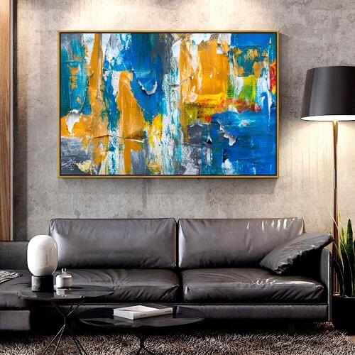 Artcozy Oil Canvas Painting canvas_paint_torn For Home Decoration Wall Art