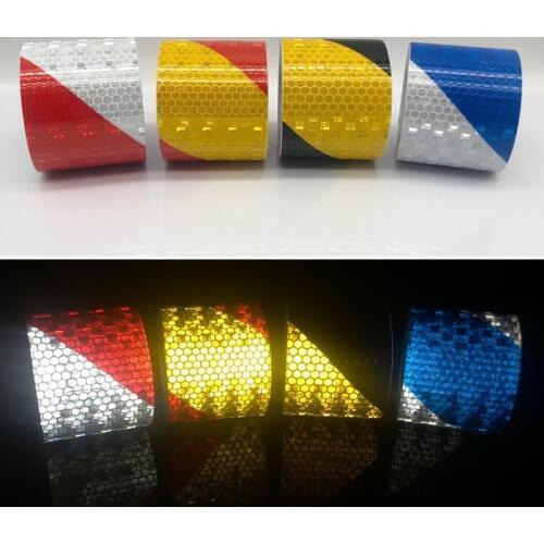 Car Reflective Tape Sticker Automobile Motorcycles Safety Warning Tape Reflective Film Car Stickers