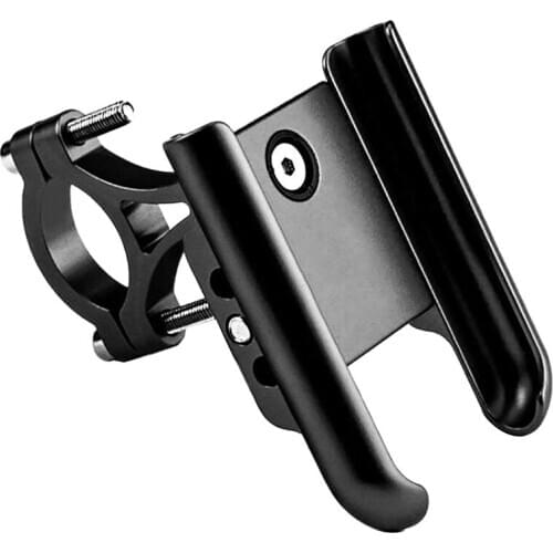 Motorcycle Phone Holder Bike Aluminium Handlebar Phone Mount 360 Rotatable Compatible for Samsung iPhone 3.5-7.2Inch Cellphones