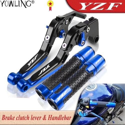 For YAMAHA YZFR1 YZF R1 YZF-R1 1999 2000 2001 2002 2003 Motorcycle Accessories Brake Clutch Levers Handlebar Handle Grips Ends