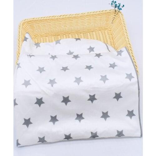 Spring And Autumn Newborn Double-Layer Blanket Baby Swaddling Babies Accessories Pentagram