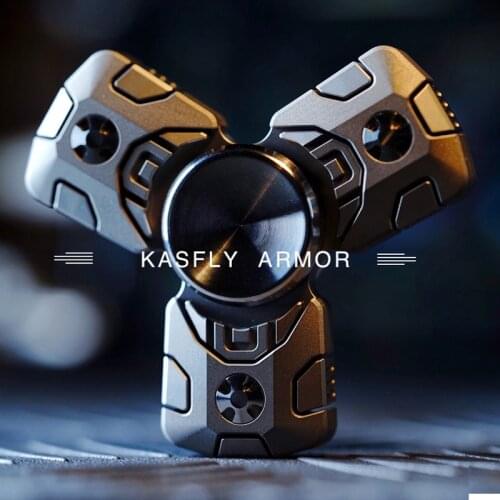 KASFLY Kaiser fingertip gyro 4th generation TC4 titanium alloy armor ARMOR spin adult decompression toy EDC