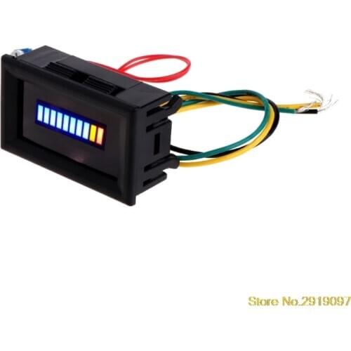 Fuel level Gauge Indicator 12V Universal Motorcycle Car Oil scale meter LED Oilping Support