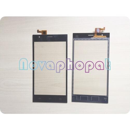 Novaphopat Black Touchscreen For Nomi i503 Touch screen digitizer Sensor screen Touchpad Replacement + tracking