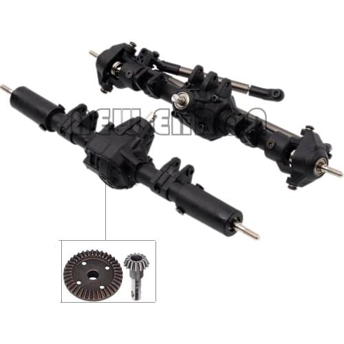 NEW ENRON Front Rear Straight Gear Set Axle Completed Assembly RC For 1:10 Axial SCX10 II 90046 90047 Upgrade Part Rock Crawler