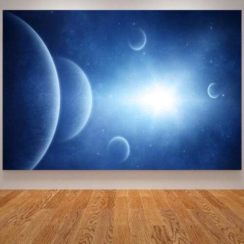 NEW Wall Art Poster Canvas Art Print Landscape Painting Panoramic Earth Space Wall Picture For Living Room No Frame