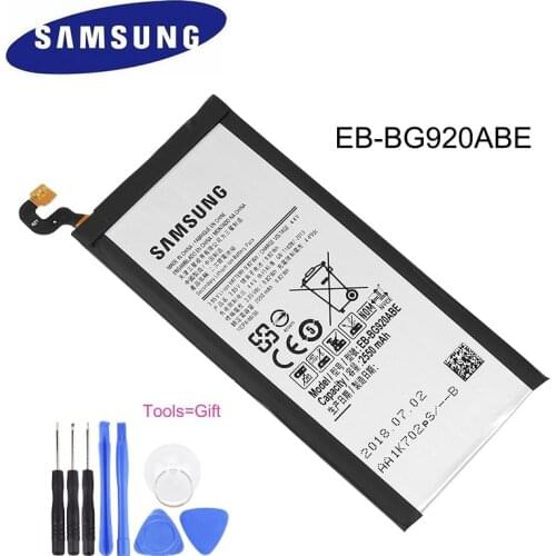 Original Battery EB-BG920ABE 2550mAh For Samsung GALAXY S6 G9200 G9208 G9209 G920F G920I G920 G920A G920V G920T G920P