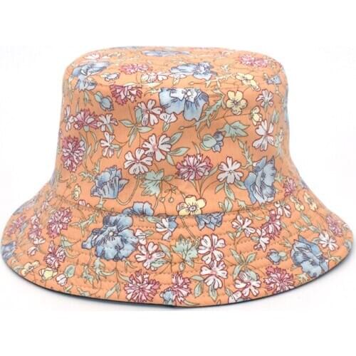 Summer Panama Womens Bucket Hat Cotton Bob Feynman Hat Unisex Outdoor Shade Fashion Print Fisherman Hat Female M98